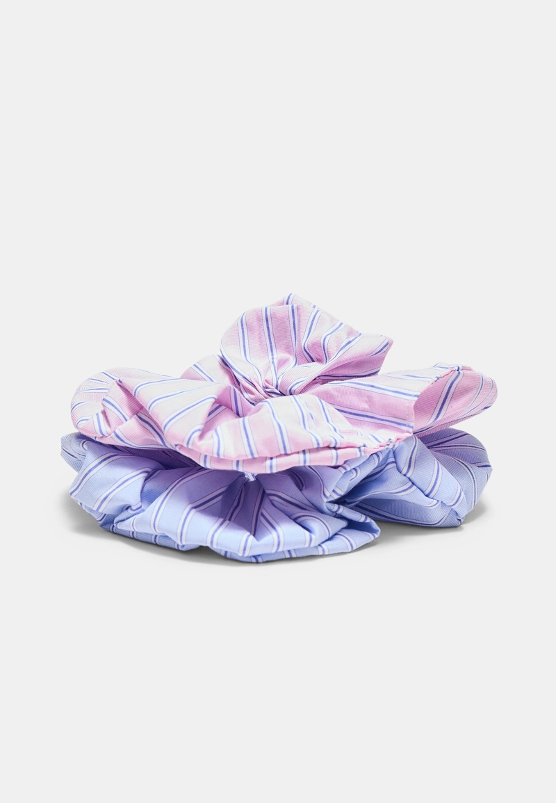 Набор из 2 резинок для волос в полоску