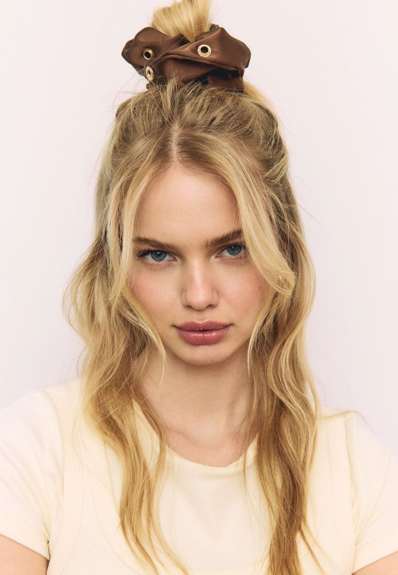 Набор из 2 резинок для волос с заклепками