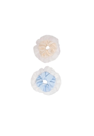 Набор из 2 резинок для волос с кружевом- Заказать в России