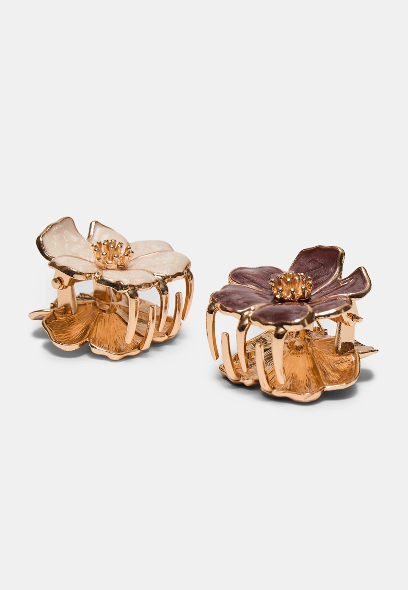 Набор из 2 заколок для волос «Цветок»
