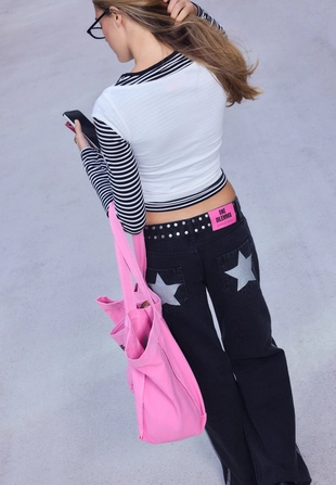 ONE DILEMMA SHORT SLEEVE BOAT NECK TSHIRT WITH RHINESTONES- Заказать в России