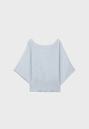 Вязаный свитер с широкими рукавами- Заказать в России