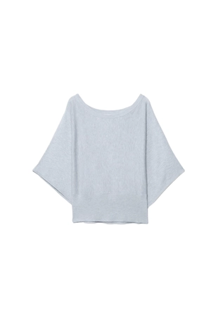 Вязаный свитер с широкими рукавами- Заказать в России