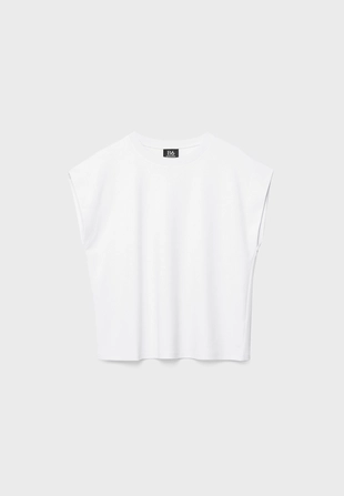 Базовая футболка со спущенным рукавом B06- Заказать в России