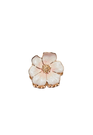 Металлическая заколка-цветок- Заказать в России