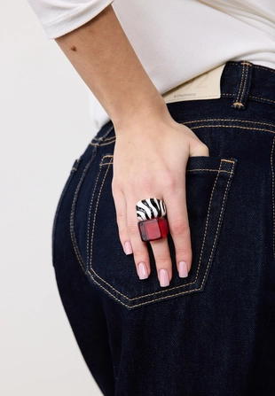 Набор из 2 комбинированных колец- Заказать в России