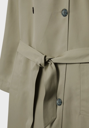 Длинный струящийся тренч- Заказать в России