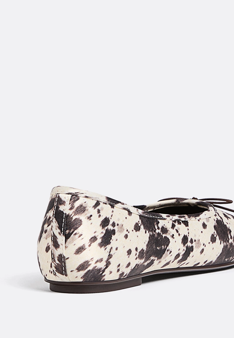 Балетки с анималистическим принтом