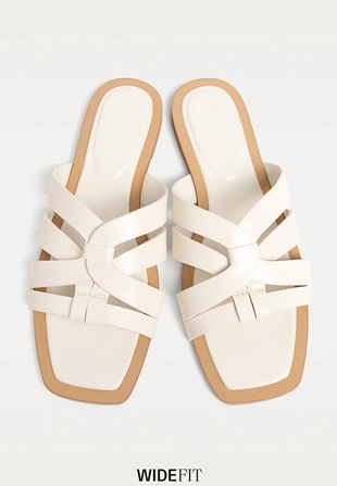 WIDE FIT. сандалии на плоской подошве с ремешками- Заказать в России
