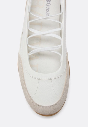 Балетки спортивного типа с завязками- Заказать в России