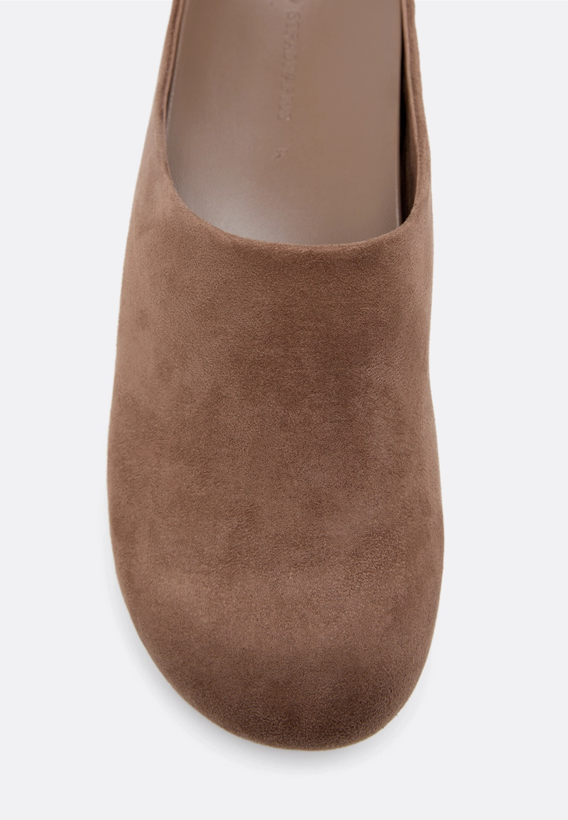 Сабо из искусственной кожи