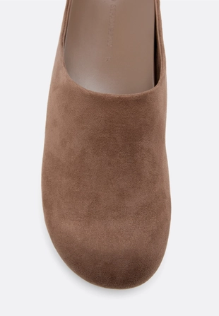 Сабо из искусственной кожи- Заказать в России