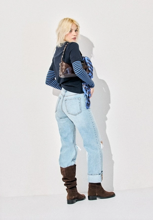 D92 джинсы прямого кроя- Заказать в России