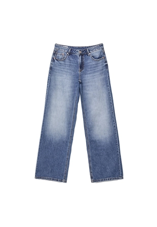 Джинсы D91 с низкой посадкой и широкими штанинами- Заказать в России