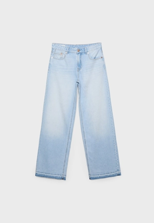 Джинсы D91 с низкой посадкой и широкими штанинами- Заказать в России