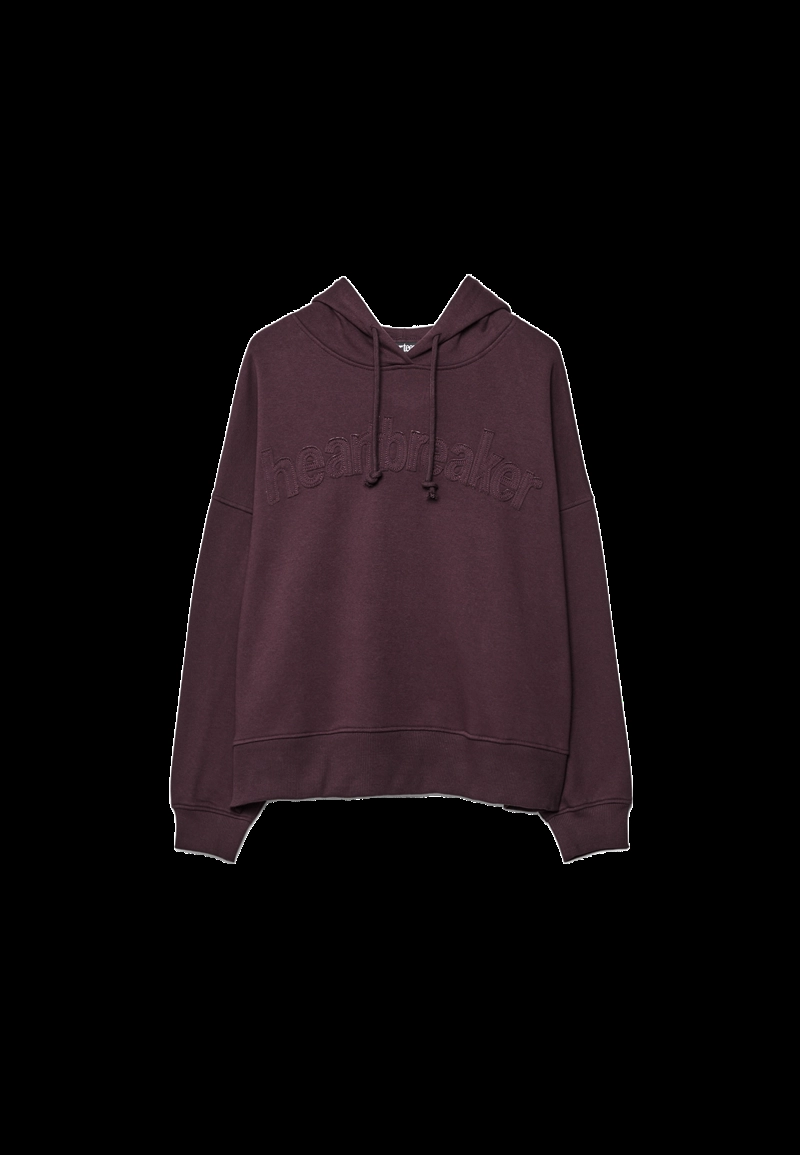 Толстовка с вышивкой и капюшоном