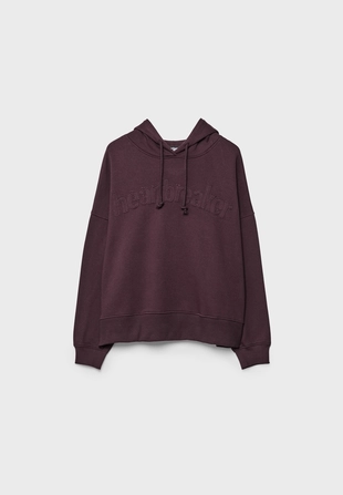 Толстовка с вышивкой и капюшоном- Заказать в России