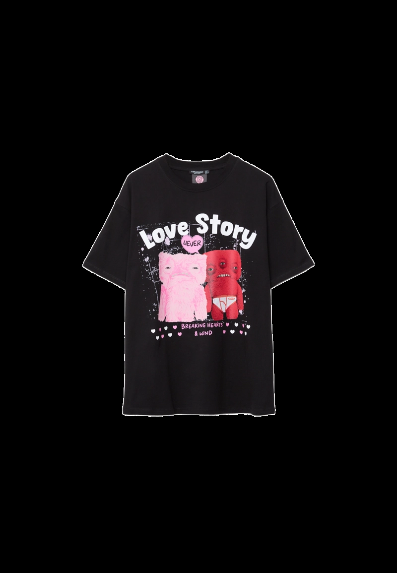 Футболка оверсайз с принтом