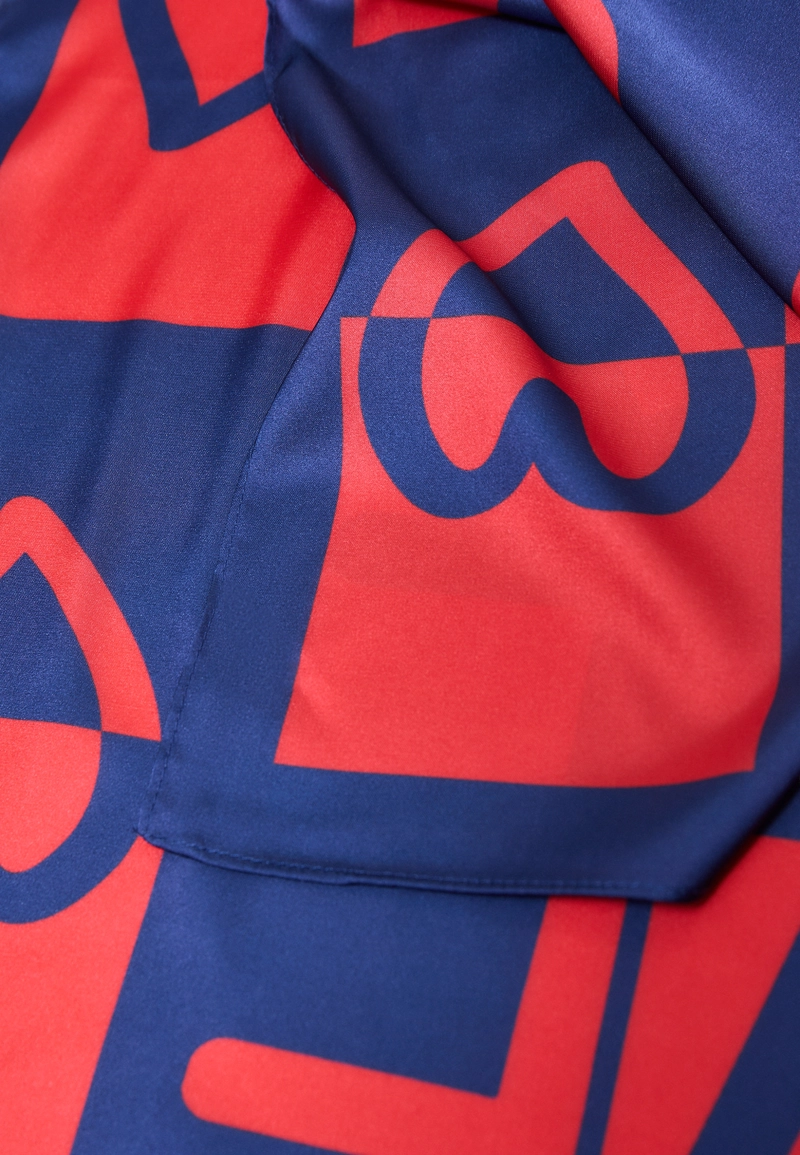 Платок с принтом love