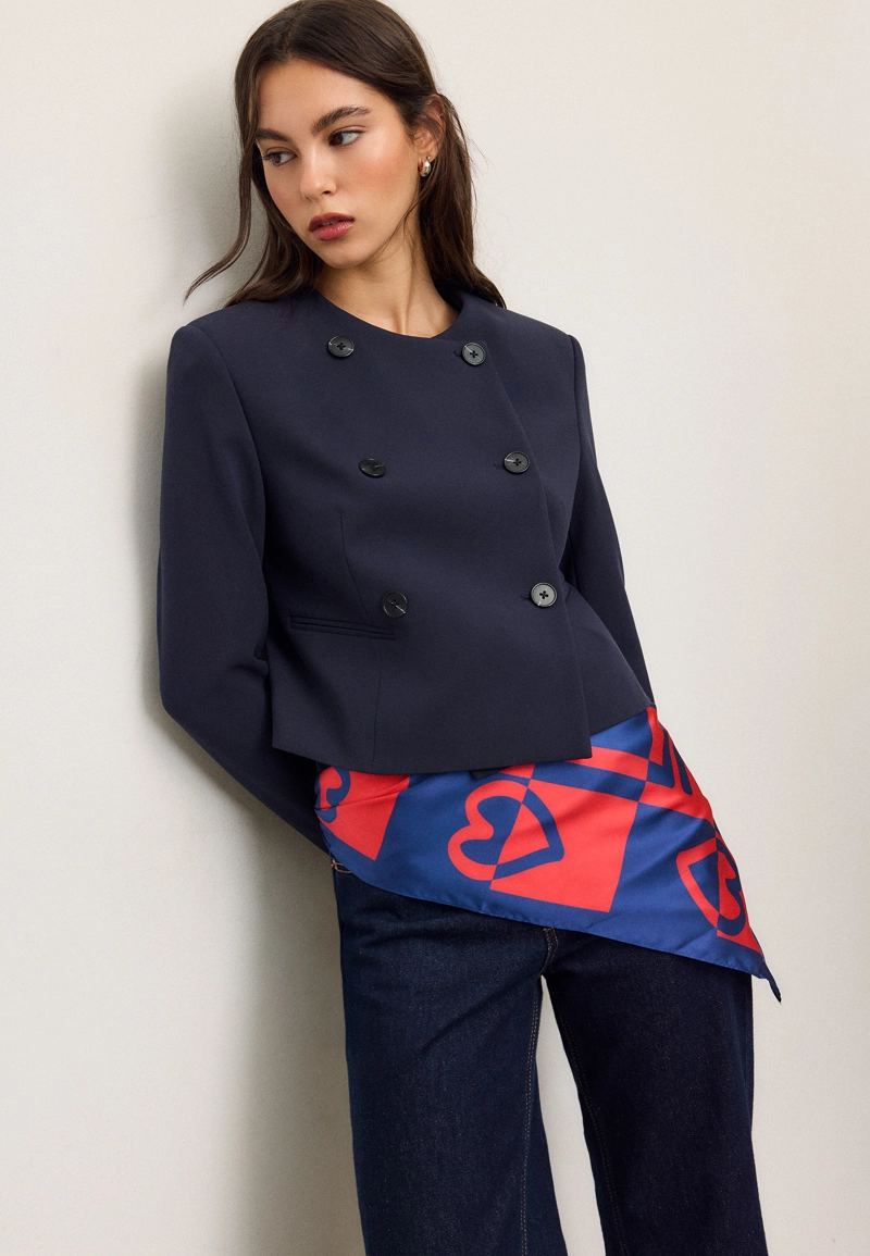 Платок с принтом love