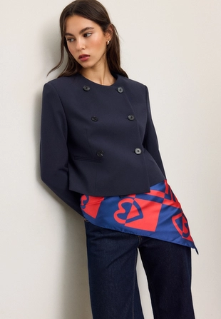 Платок с принтом LOVE- Заказать в России