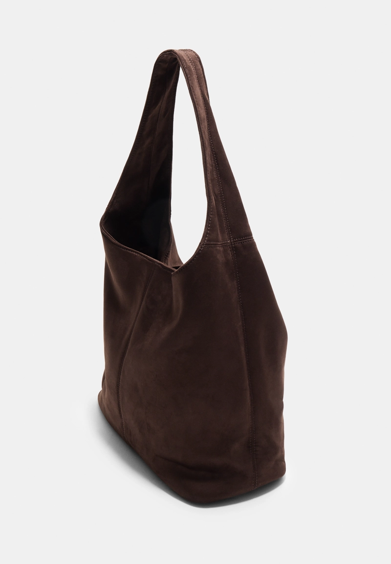 Сумка через плечо из искусственной замши