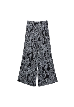 Свободные брюки палаццо с принтом- Заказать в России
