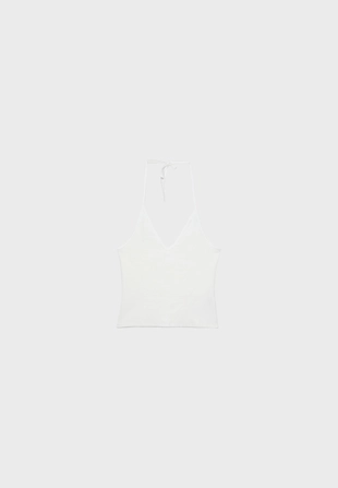 Топ халтер с завязками- Заказать в России