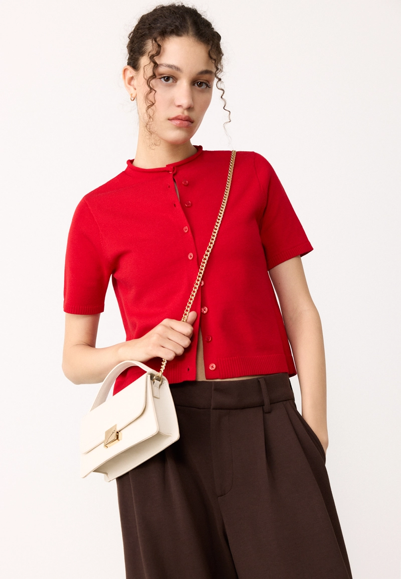 Сумка через плечо с двумя ручками