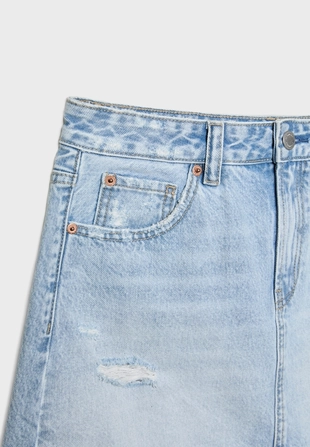 D60 джинсовая мини-юбка- Заказать в России