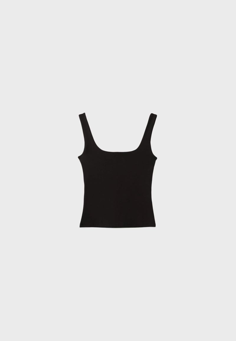 Майка с широкими бретелями