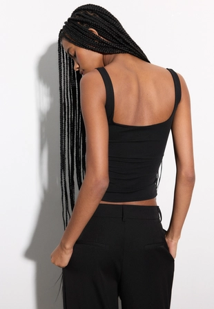 Майка с широкими бретелями- Заказать в России