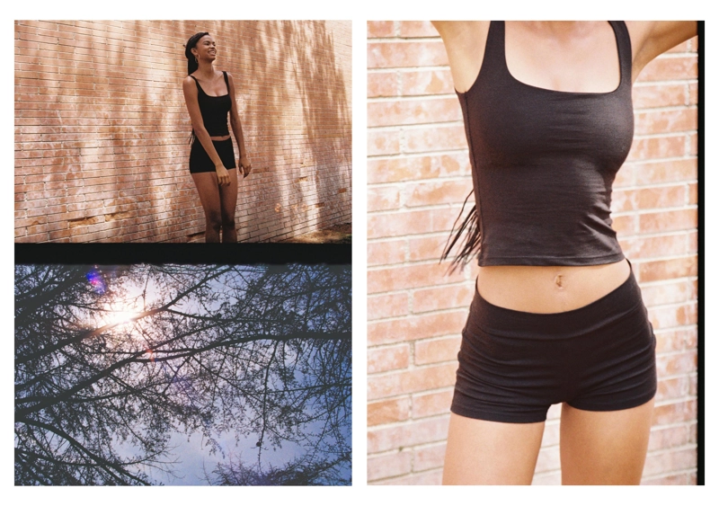 Майка с широкими бретелями