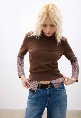 Ремень с двойной пряжкой- Заказать в России