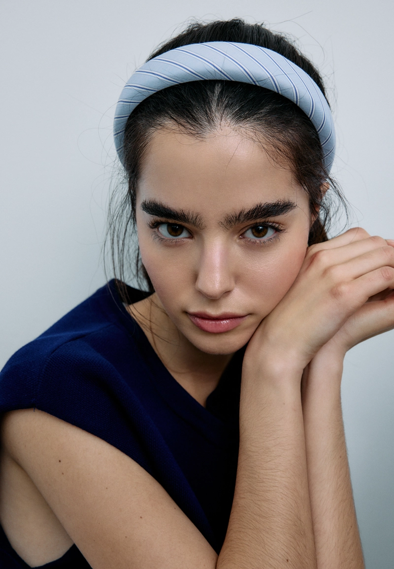 Жесткий ободок в полоску