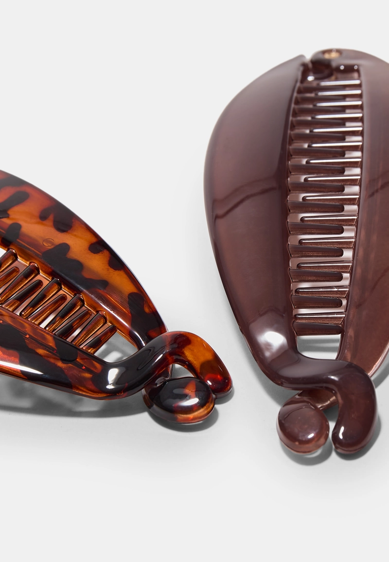 Набор из 2 заколок-бананов