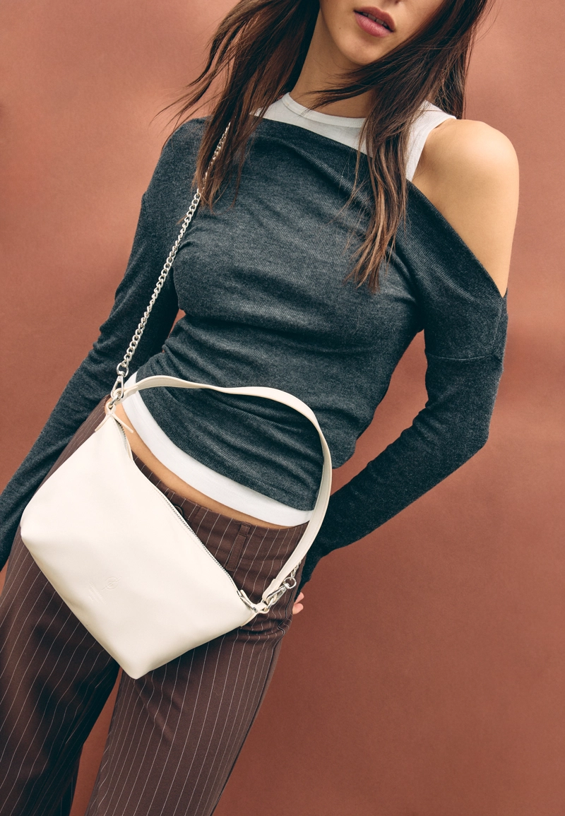 Сумка с плечевым ремнем, мягкая на ощупь