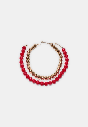 Набор из двух ожерелий с бусинами- Заказать в России