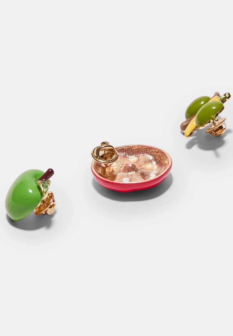 Набор из 3 комбинированных значков Еда