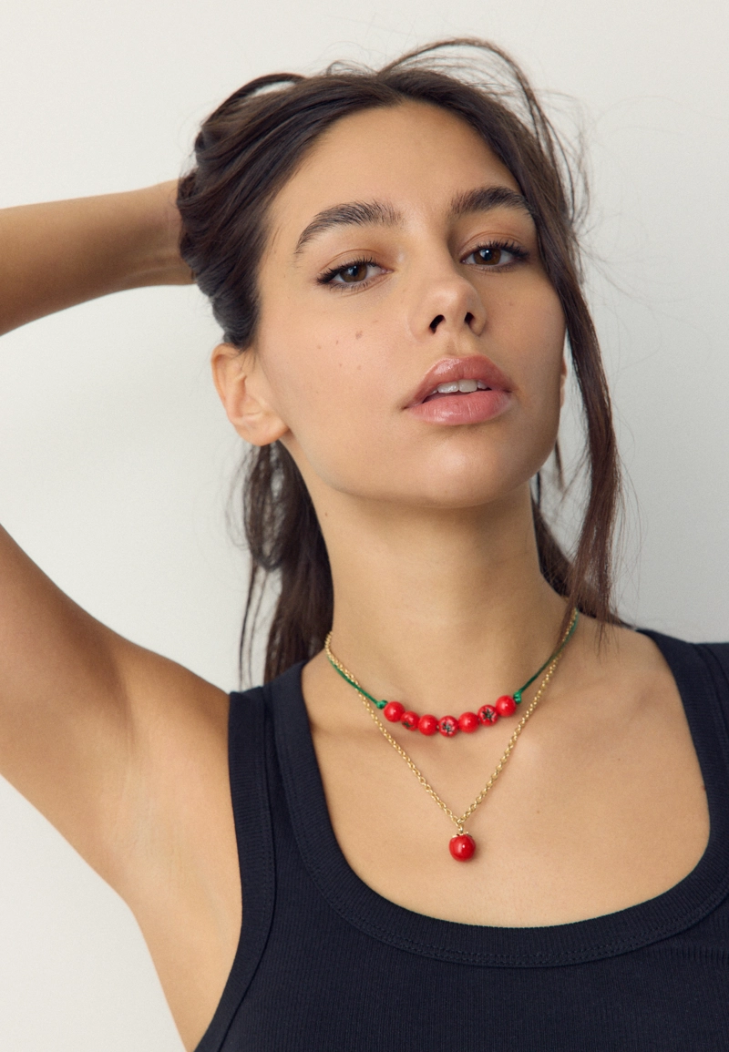 Набор из 2 колье «Томат»