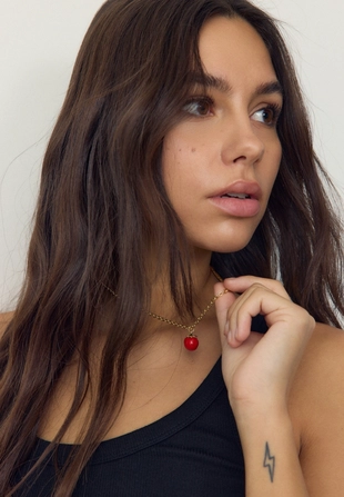 Набор из 2 колье «томат»- Заказать в России