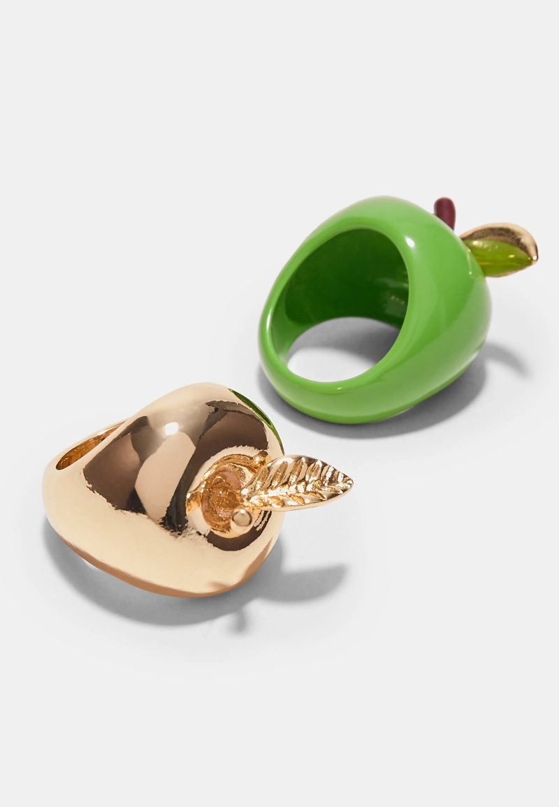 Набор из 2 колец «Яблоко»