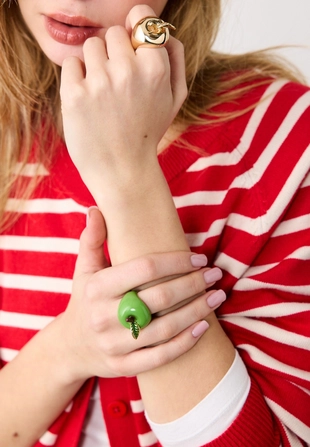 Набор из 2 колец «яблоко»- Заказать в России