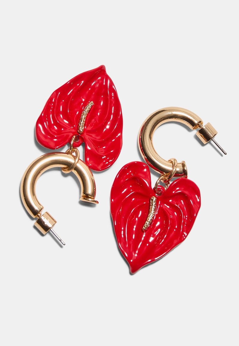 Серьги-цветы