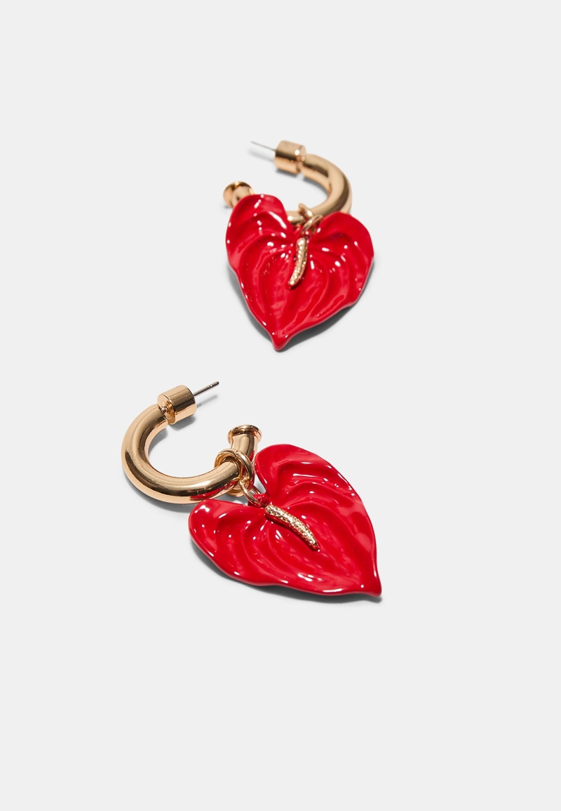 Серьги-цветы