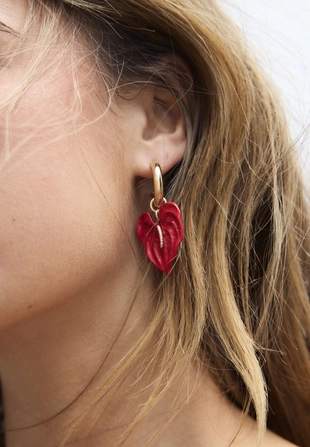 Серьги-цветы- Заказать в России