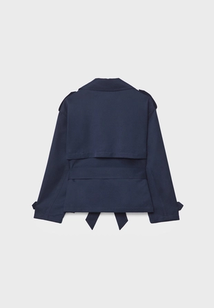 Тренч свободного кроя с поясом- Заказать в России