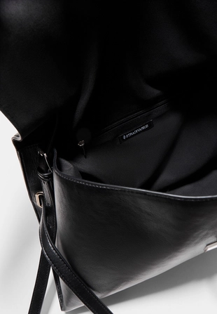 Женская сумка на плечо с металлической застежкой- Заказать в России