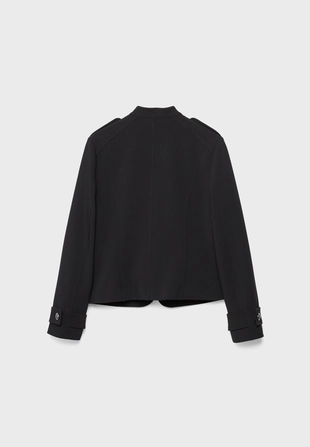 Приталенный пиджак с пуговицами с гравировкой- Заказать в России