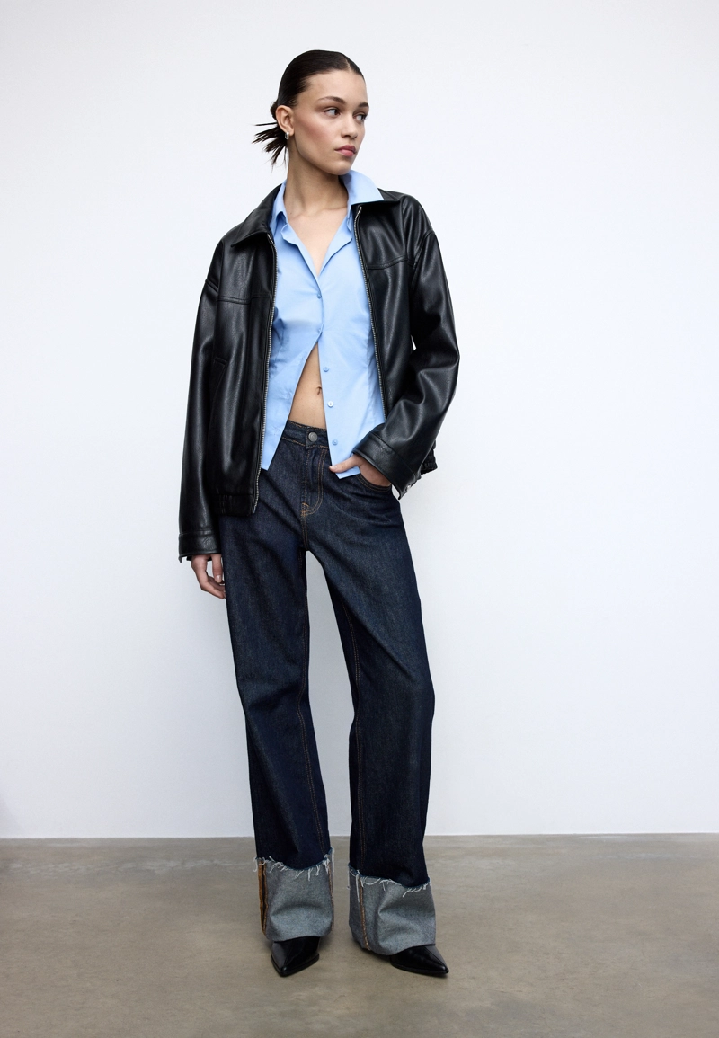 Приталенная базовая рубашка